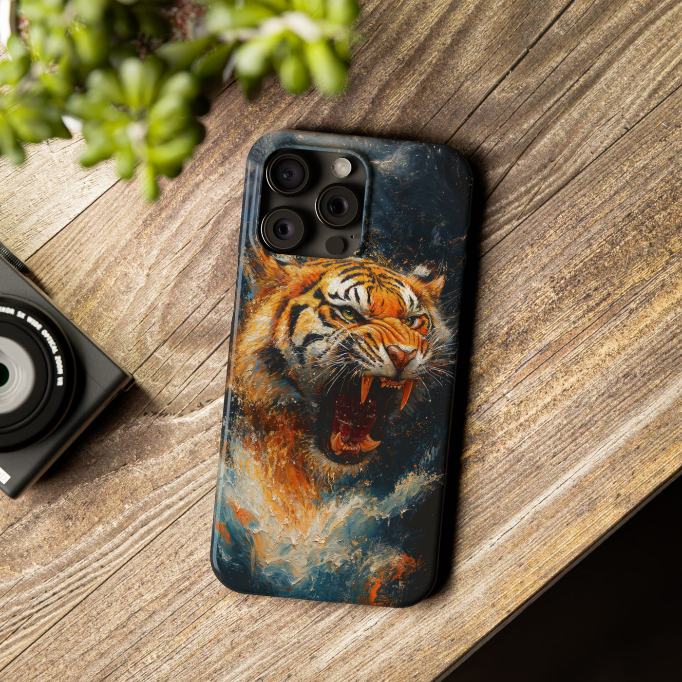 Roaring Tiger Slim IPhone Case - Wild & Fierce Protection