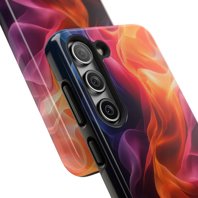 Vibrant Abstract Tough IPhone & Samsung Case - Stylish Protection for Everyday Use