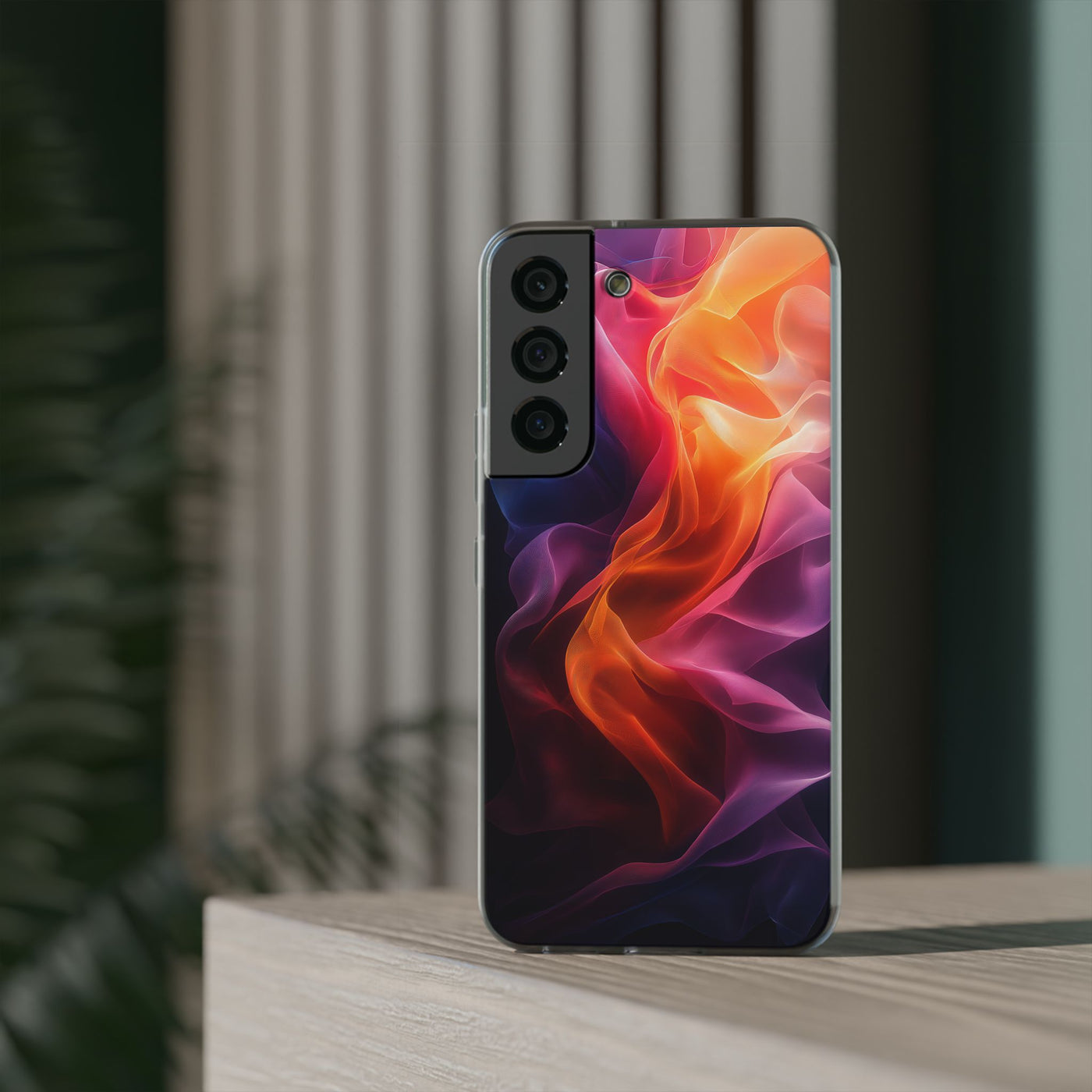 Colorful Abstract IPhone & Samsung Flexi Case - Artistic Phone Cover for Creative Souls